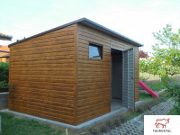 WOOD Z004 - záhradný domček z plechu v dekore dreva 3 x 5 m-4-SK